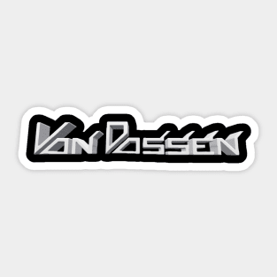 Von Dossen 3D - Legendary '80s Atlanta Area Band Sticker